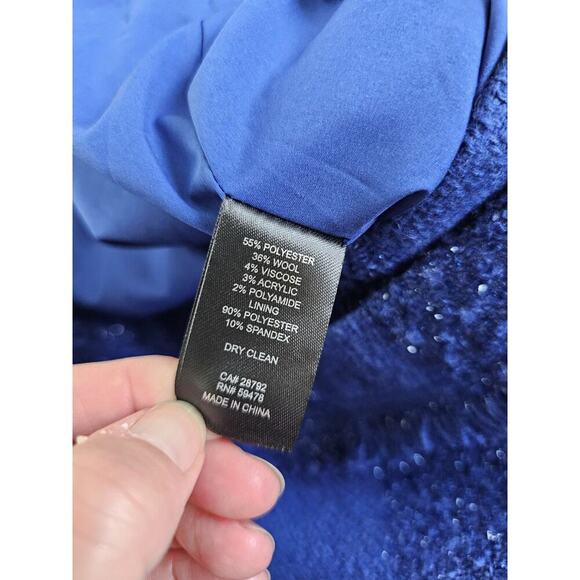 House Of Harlow 1960 X Revolve Blue Tweed Skort Women's Size XL Party Cocktails - Picture 5 of 11